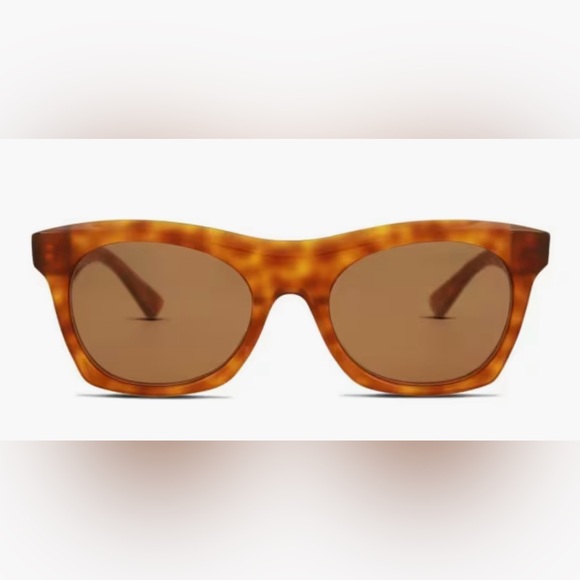 BOTTEGA VENETA 54MM Havana Frame light brown lens Oval Sunglasses BV1061S NIB - Picture 3 of 10